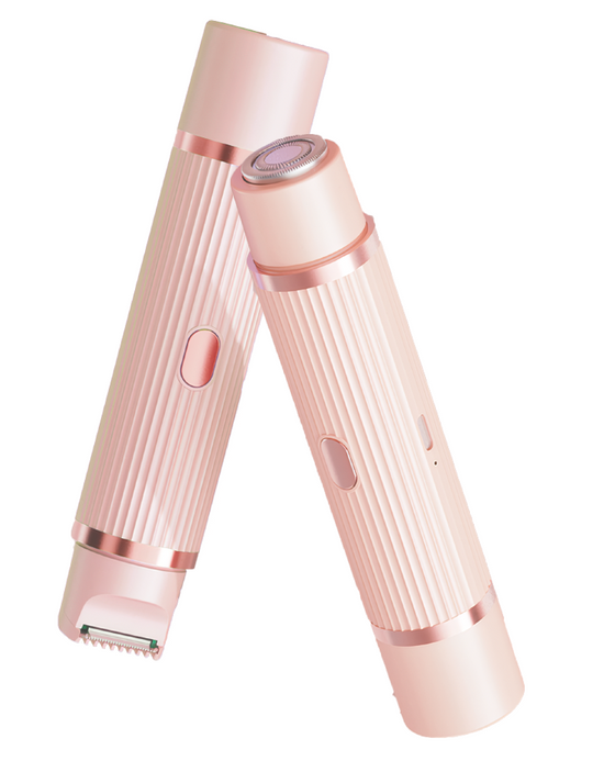 Depiladora doble cabezal recargable USB-C