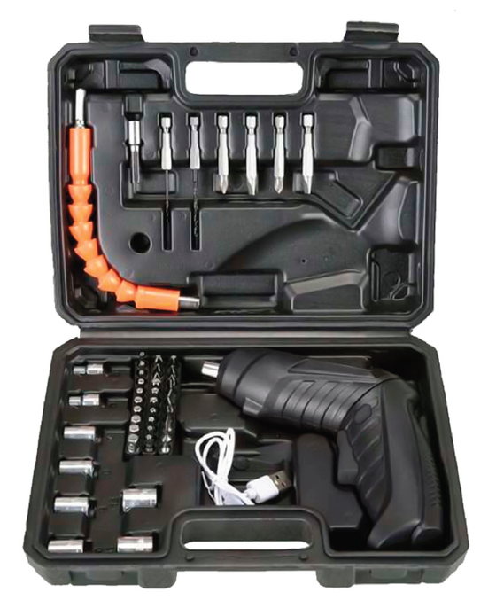 Set destornillador 47 piezas inalámbrico