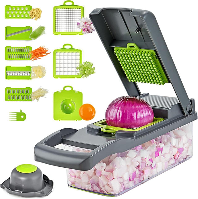 Mandolina de cocina 16 en 1 multifunción