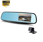 Cámara retrovisor HD panorámica dual