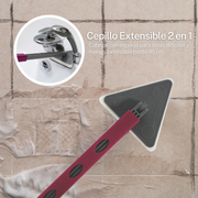 Esponja con mango extensible para limpieza