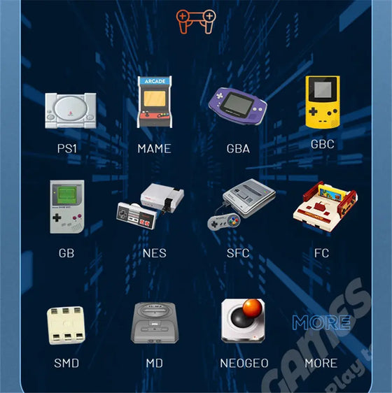 Consola portátil X9 con pantalla IPS HD