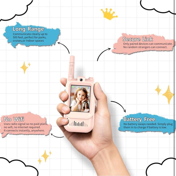 Walkie talkie para niños fácil y divertido