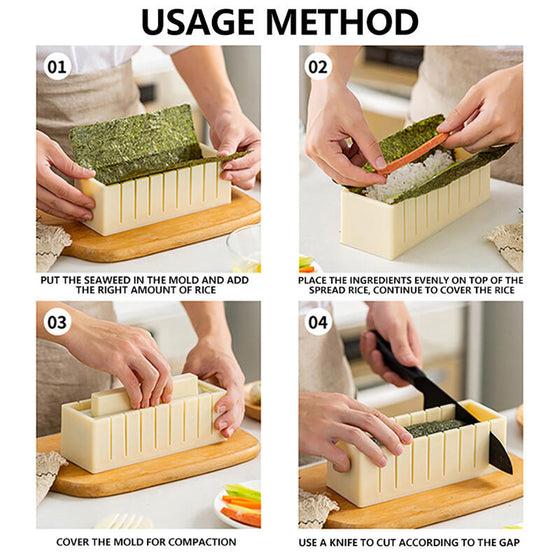 Molde para sushi fácil y limpio