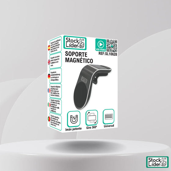 Soporte magnético móvil coche rejilla