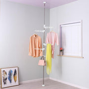 Perchero extensible de ropa ajustable
