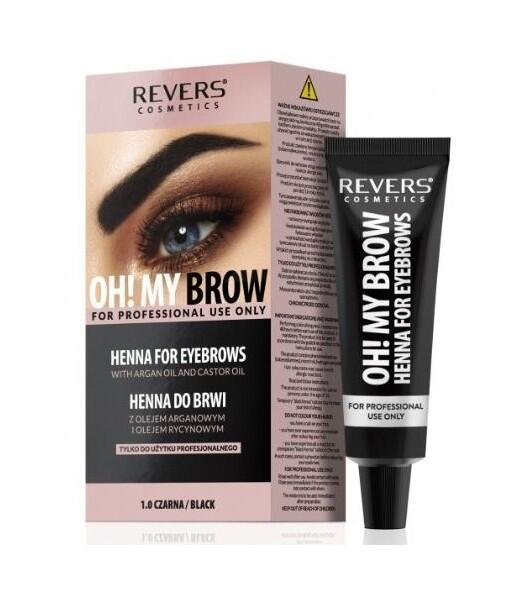 Cejas negras con efecto relleno