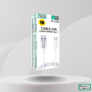 Cable USB Tipo C 1m resistente y rápido