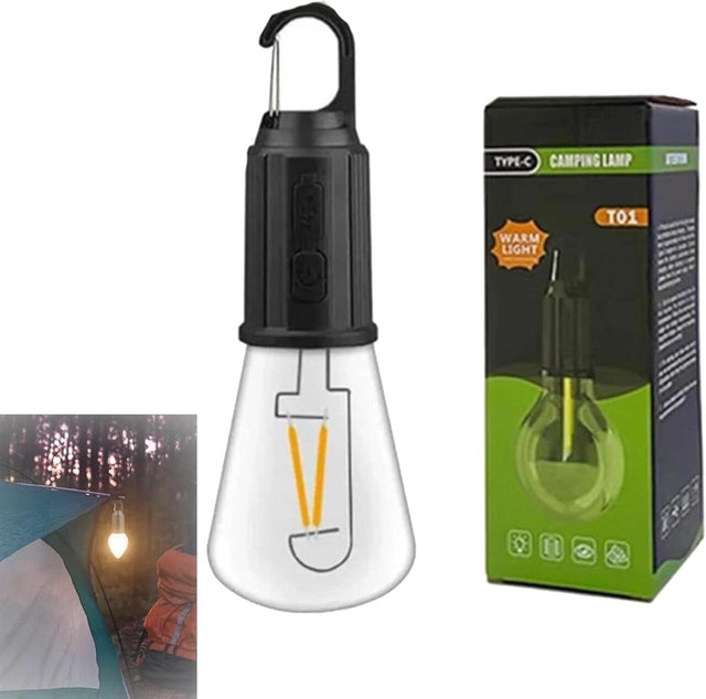 Bombilla camping USB-C IPX4 vintage