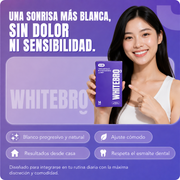 Tiras blanqueadoras dentales V34 en casa