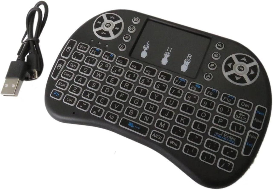 Teclado inalámbrico con touchpad para TV y PC