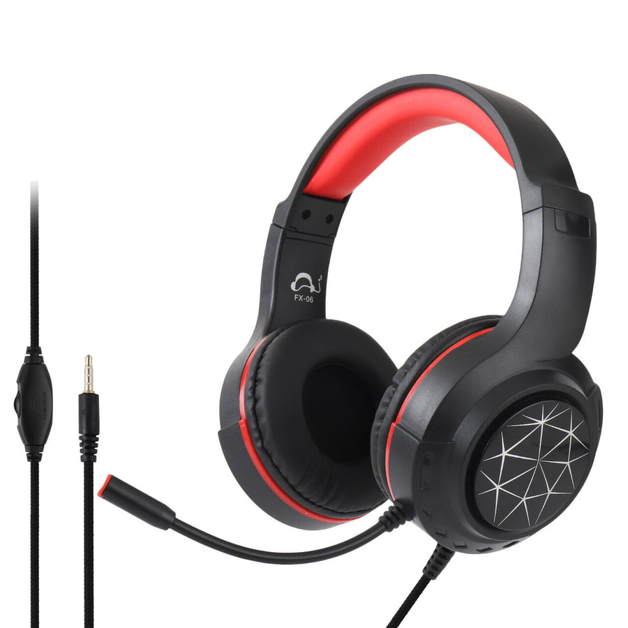 Auriculares gaming con micrófono 3,5 mm