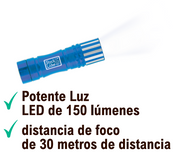 Linterna LED compacta de aluminio