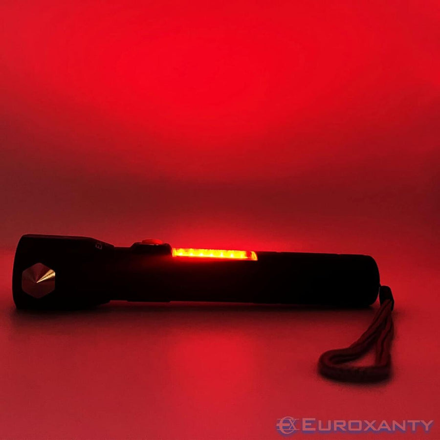 Linterna táctica LED recargable USB