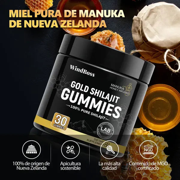 Gomitas de Shilajit Puro | Energía diaria