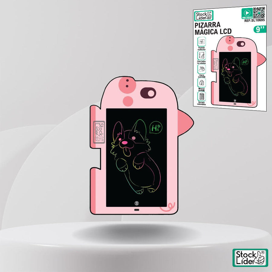 Pizarra mágica LCD 9 pulgadas infantil