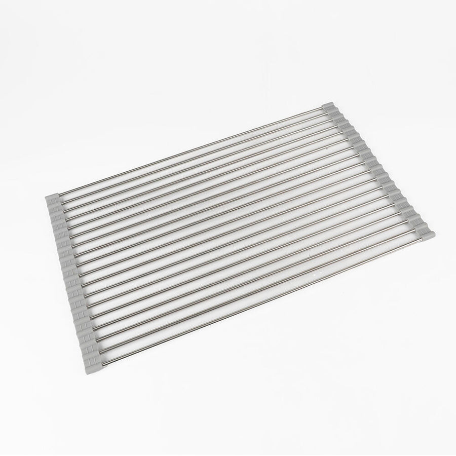 Escurridor de platos plegable acero inox