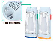 Linterna LED doble 5W 300lm portátil