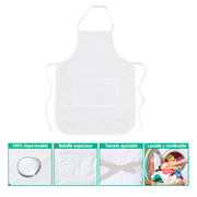 Delantal impermeable infantil doble capa