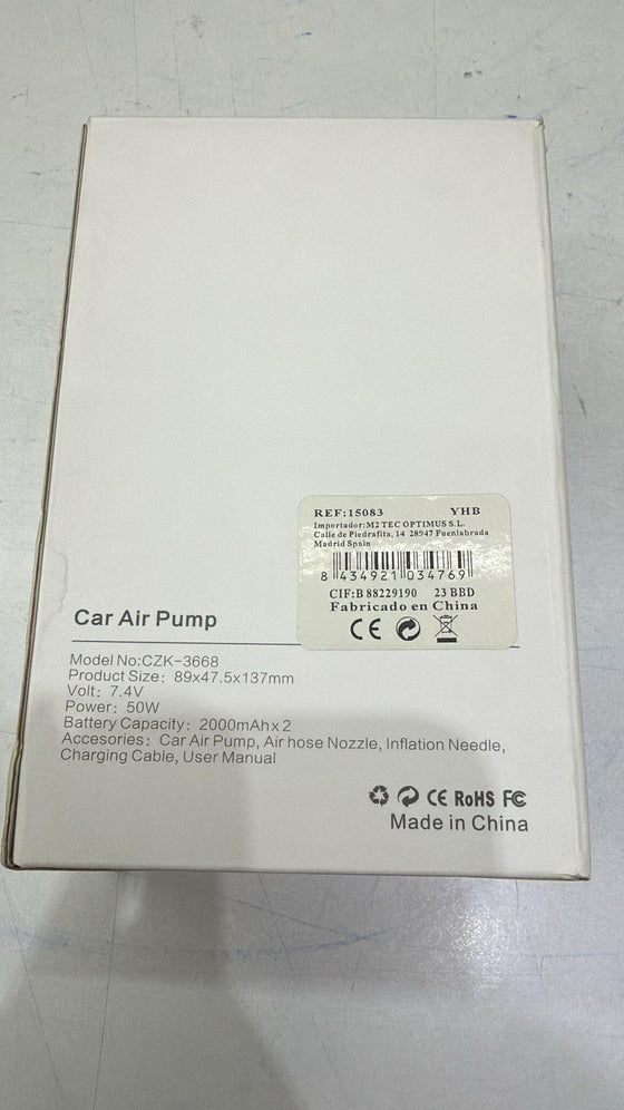 Bomba de Aire para Coche Digital CZK-3668