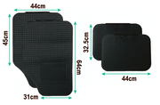 Alfombrillas de goma para coches recortables