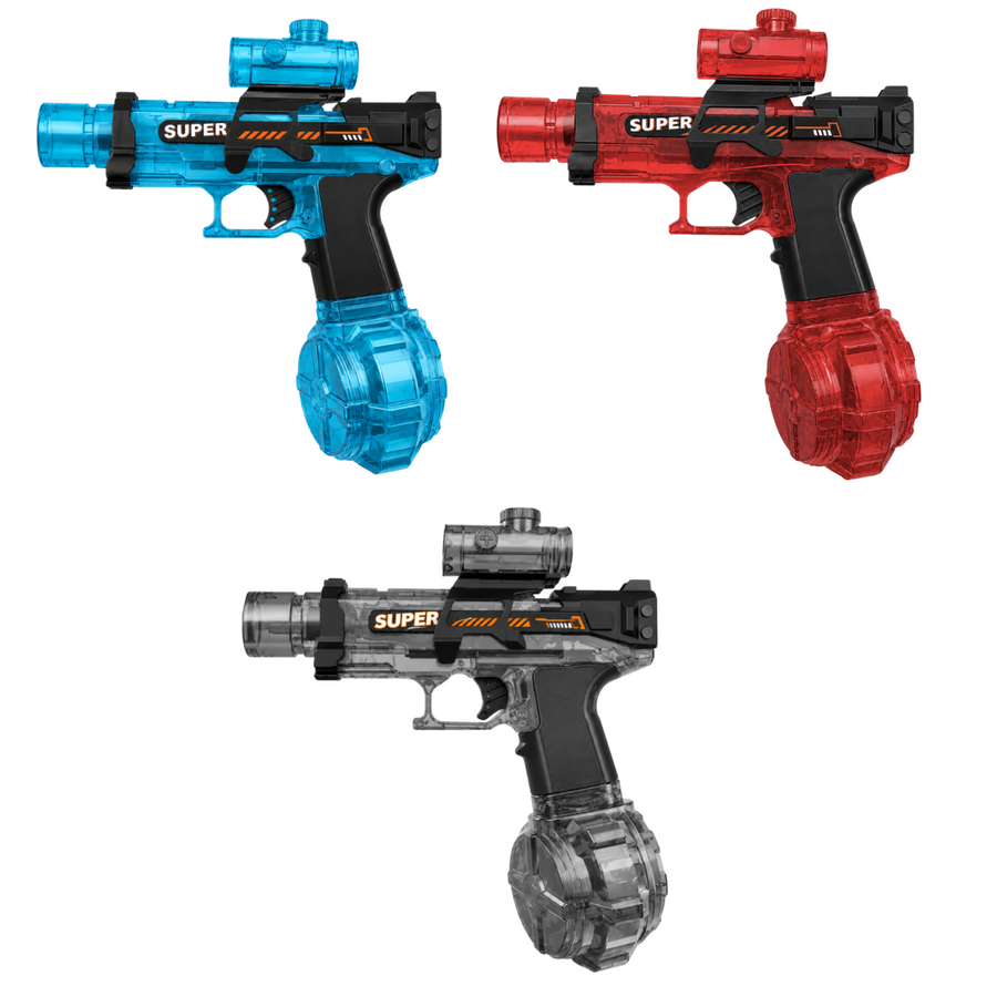 Pistola de agua con batería recargable