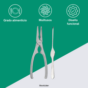 Utensilios para marisco de precisión