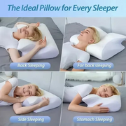Almohada cervical viscoelástica ergonómica