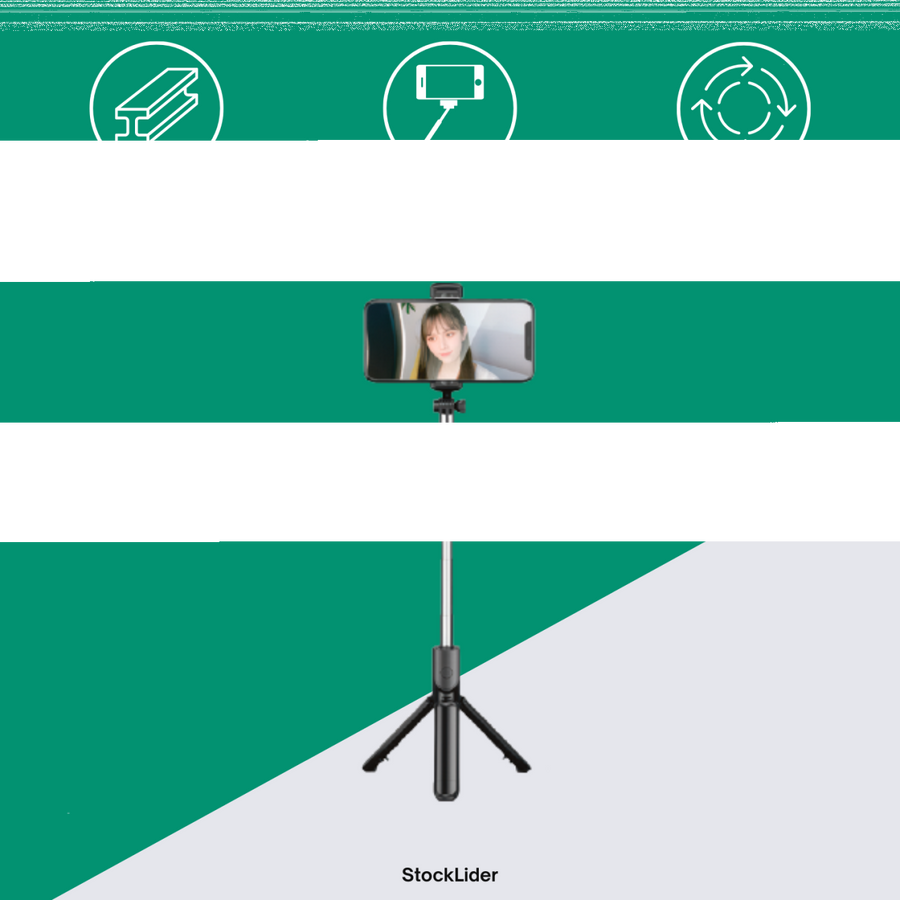 Palo selfie con trípode para móvil