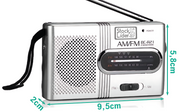 Radio AM FM portátil compacta | Novarso