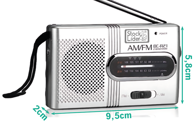Radio AM FM portátil compacta | Novarso