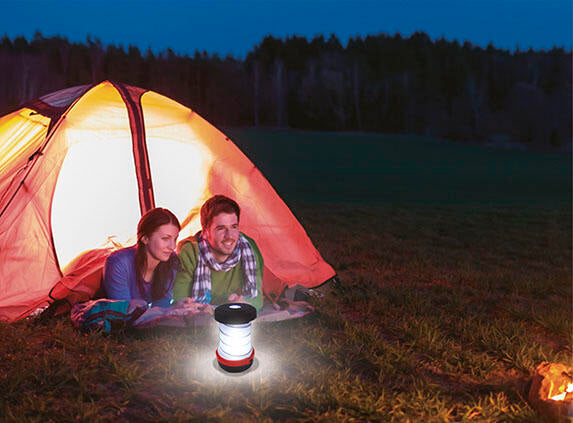 Linterna LED plegable con imán portátil