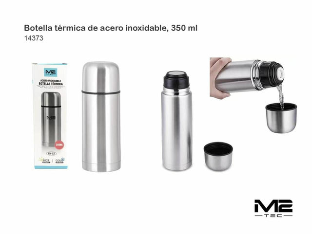 Botella térmica 350 ml compacta de acero