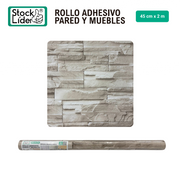 Rollo adhesivo pared y muebles 45x2m
