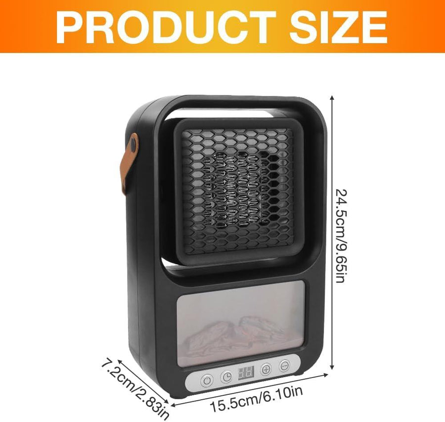 Mini calefactor portátil con mando