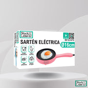 Sartén eléctrica compacta antiadherente