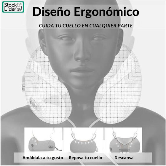 Cojín masajeador de cuello shiatsu