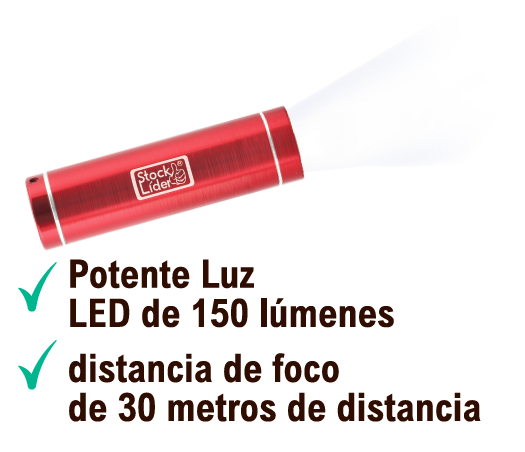Linterna LED compacta para casa y exterior
