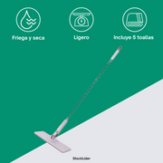 Mopa multifunción de microfibra