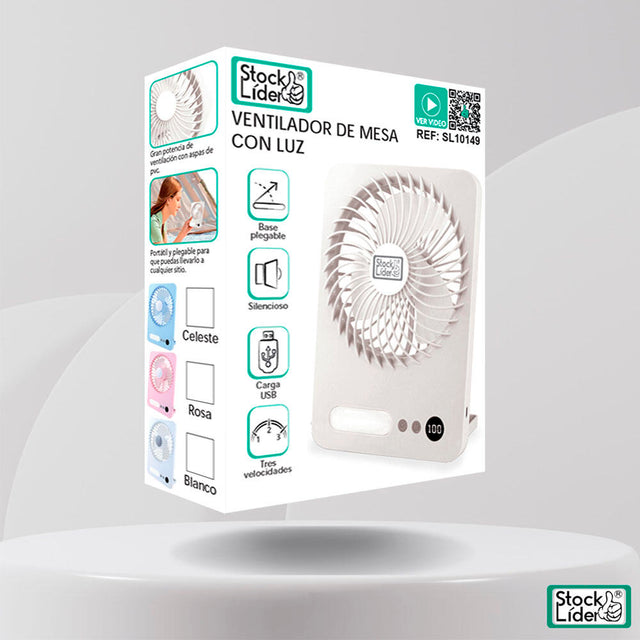 Ventilador silencioso USB plegable
