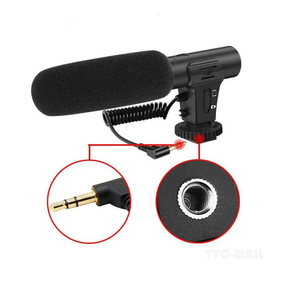 Micrófono con LED y soporte para streaming