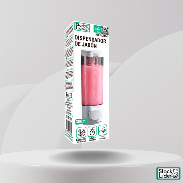 Dispensador de jabón de pared adhesivo