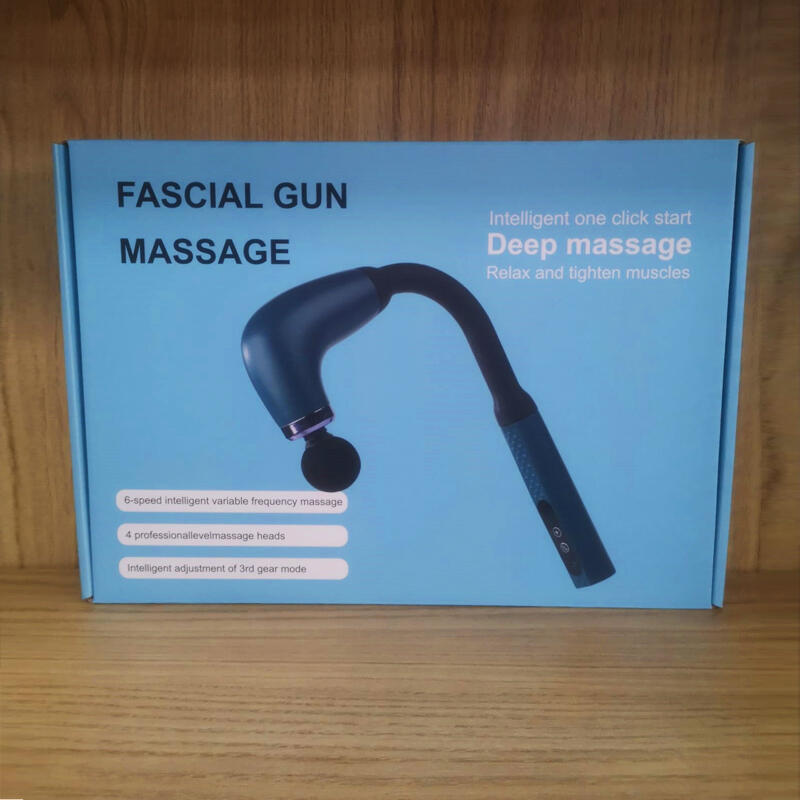 Pistola de masaje muscular U recargable