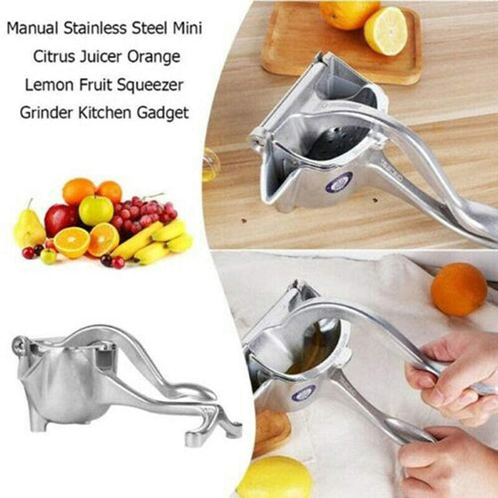 Exprimidor manual de limones inoxidable