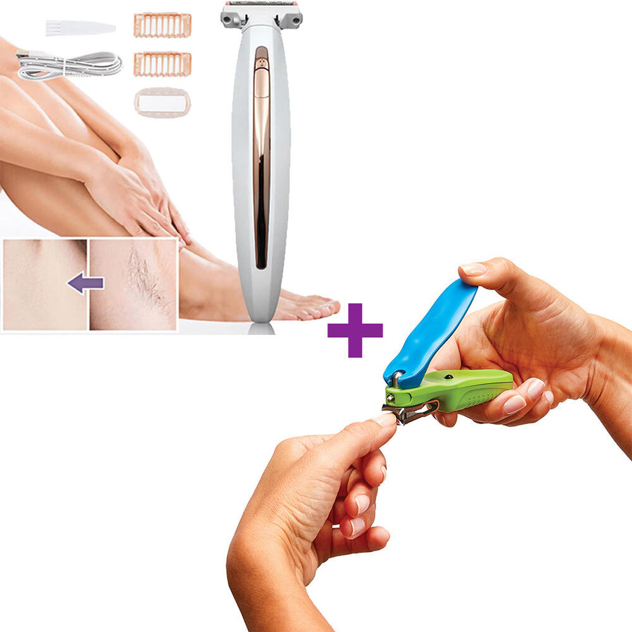Depiladora Bikini Recargable USB con Luz