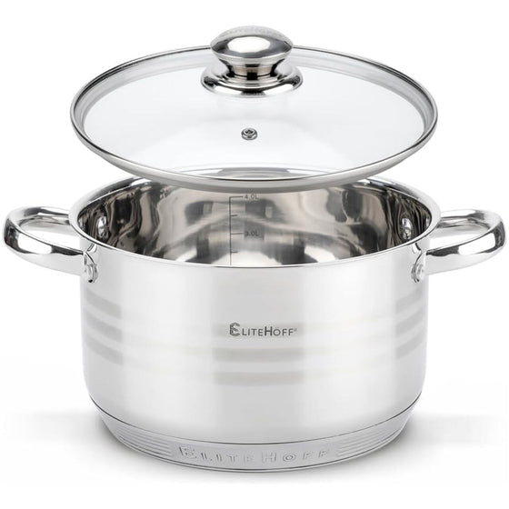 Batería de cocina acero inoxidable 12 piezas