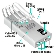 Powerbank carga rápida 20000mAh | Novarso