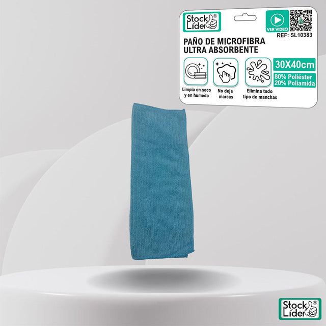 Paño de microfibra ultra absorbente 30x40