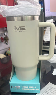 Botella termo 1200 ml con pajita