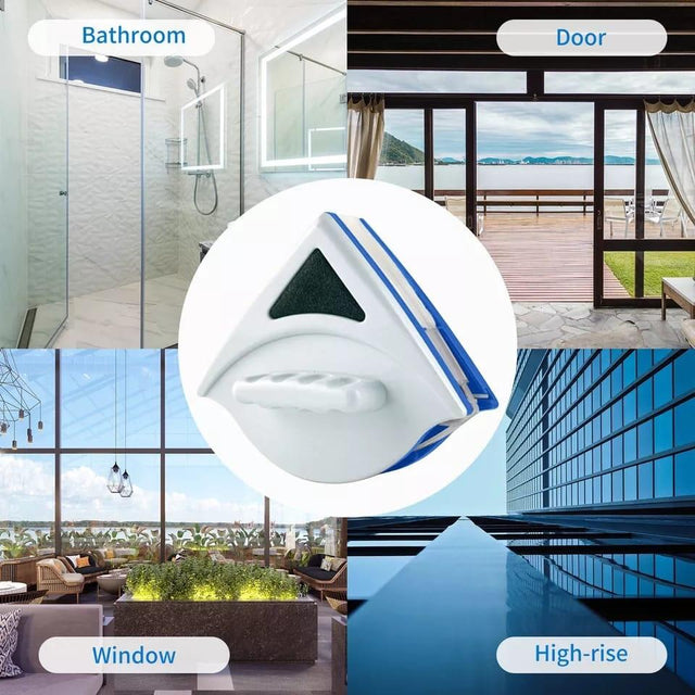 Limpiacristales magnético para ventanas